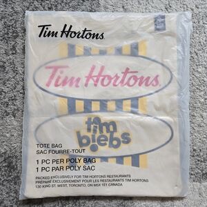 New Tim Hortons Tim Biebs Tote Bag